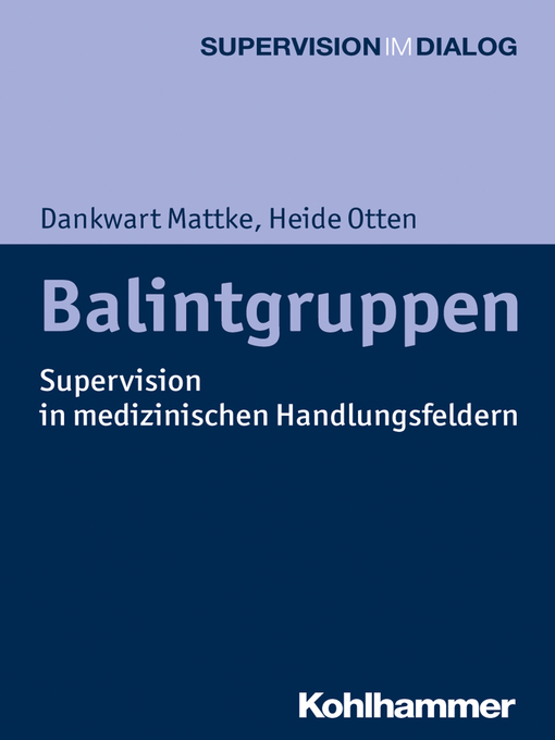 Title details for Balintgruppen by Dankwart Mattke - Wait list